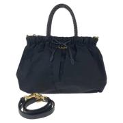 Pre-owned Canvas totes Prada Vintage , Black , Dames