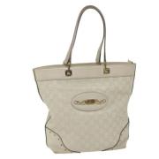 Pre-owned Canvas gucci-bags Gucci Vintage , Beige , Dames