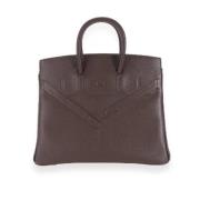 Pre-owned Leather handbags Hermès Vintage , Brown , Dames