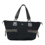 Pre-owned Canvas totes Burberry Vintage , Black , Dames