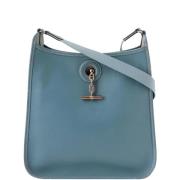 Pre-owned Canvas shoulder-bags Hermès Vintage , Blue , Dames