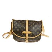 Pre-owned Canvas louis-vuitton-bags Louis Vuitton Vintage , Brown , Da...