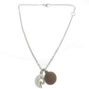 Pre-owned Metal necklaces Hermès Vintage , Gray , Dames