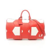 Pre-owned Leather louis-vuitton-bags Louis Vuitton Vintage , Red , Dam...