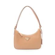 Pre-owned Leather prada-bags Prada Vintage , Beige , Dames