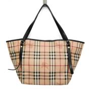 Pre-owned Canvas totes Burberry Vintage , Beige , Dames