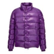 Puffer Jacket Moncler , Purple , Heren