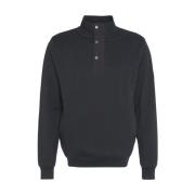 Flight Half Zip Sweatshirt Zwart Barbour , Black , Heren