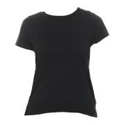 Stijlvolle T-shirt en Polo Combo Majestic Filatures , Black , Dames