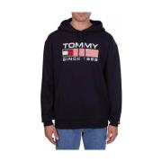 Stijlvolle heren sweatshirt alle seizoenen Tommy Jeans , Black , Heren