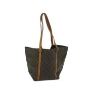 Pre-owned Canvas louis-vuitton-bags Louis Vuitton Vintage , Brown , Da...