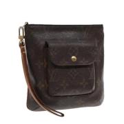 Pre-owned Canvas pouches Louis Vuitton Vintage , Brown , Dames