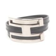 Pre-owned Metal bracelets Hermès Vintage , Black , Dames