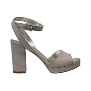 Plateausandaal Ines De La Fressange Paris , Gray , Dames