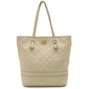 Pre-owned Leather louis-vuitton-bags Louis Vuitton Vintage , White , D...