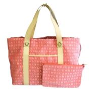 Pre-owned Canvas handbags Bvlgari Vintage , Pink , Dames