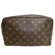 Pre-owned Canvas clutches Louis Vuitton Vintage , Brown , Dames