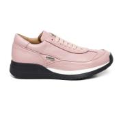 Roze Sneakers met Klassieke Witte Inzet Paciotti , Pink , Dames