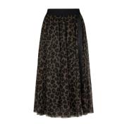 Luipaardprint Elastische Taille Rok Joop! , Brown , Dames