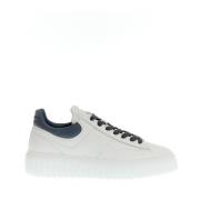 Witte Leren Sneakers met Iconisch Ontwerp Hogan , White , Heren