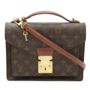 Pre-owned Canvas louis-vuitton-bags Louis Vuitton Vintage , Brown , He...