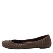 Pre-owned Leather flats Bottega Veneta Vintage , Brown , Dames