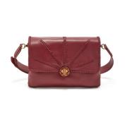 Medium Geweven Crossbody TAS Maliparmi , Red , Dames