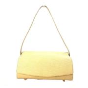 Pre-owned Leather shoulder-bags Louis Vuitton Vintage , Yellow , Dames