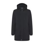 Stijlvolle Zwarte Winterjas Peuterey , Black , Heren