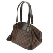 Pre-owned Canvas louis-vuitton-bags Louis Vuitton Vintage , Brown , Da...