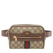 Pre-owned Leather handbags Gucci Vintage , Multicolor , Dames