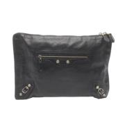 Pre-owned Leather balenciaga-bags Balenciaga Vintage , Black , Dames