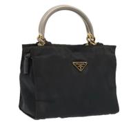 Pre-owned Nylon handbags Prada Vintage , Black , Dames