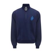 Blauwe Sweater voor Mannen Aw24 JW Anderson , Blue , Heren