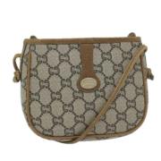 Pre-owned Leather gucci-bags Gucci Vintage , Beige , Dames