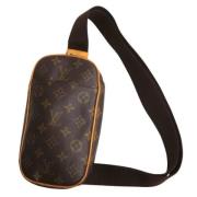 Pre-owned Canvas louis-vuitton-bags Louis Vuitton Vintage , Brown , Da...