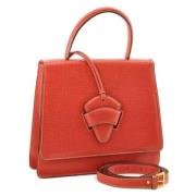 Pre-owned Leather handbags Loewe Pre-owned , Red , Dames