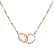 Pre-owned Rose Gold necklaces Cartier Vintage , Yellow , Dames