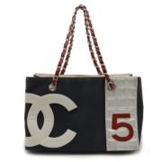 Pre-owned Leather chanel-bags Chanel Vintage , Black , Dames