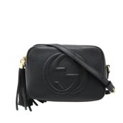 Pre-owned Leather gucci-bags Gucci Vintage , Black , Dames