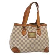 Pre-owned Canvas louis-vuitton-bags Louis Vuitton Vintage , White , Da...