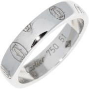 Pre-owned Metal rings Cartier Vintage , Gray , Dames