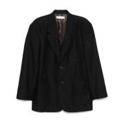 Zwart Canvas Embrace Blazer Our Legacy , Black , Heren