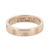 Pre-owned Metal rings Cartier Vintage , Pink , Dames