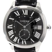 Pre-owned Metal watches Cartier Vintage , Black , Heren