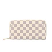 Pre-owned Fabric wallets Louis Vuitton Vintage , White , Dames