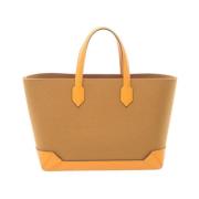 Pre-owned Canvas handbags Hermès Vintage , Brown , Dames