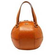 Pre-owned Leather gucci-bags Gucci Vintage , Orange , Dames