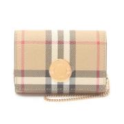 Pre-owned Canvas wallets Burberry Vintage , Beige , Dames