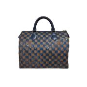 Pre-owned Fabric handbags Louis Vuitton Vintage , Brown , Dames